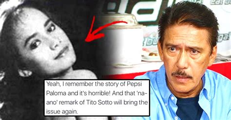 Netizens Recall Pepsi Paloma's Issue in Midst of Tito Sotto's "Na-ano lang"