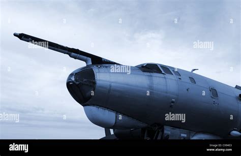 TU-95. Soviet strategic bomber Stock Photo - Alamy