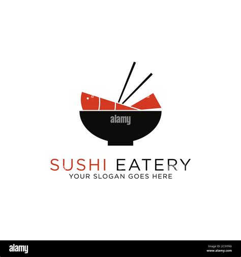 sushi eatery logo design,japanese tuna restaurant logos set vector illustration Stock Vector ...