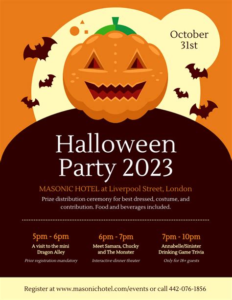 Halloween Costume Party Flyer Templates
