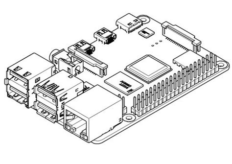 41 motherboard drawing with label - Lion Label