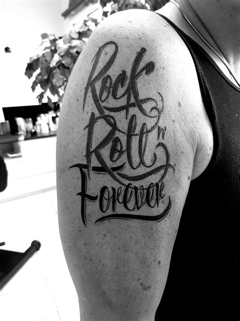 Rock n' Roll Forever Tattoo