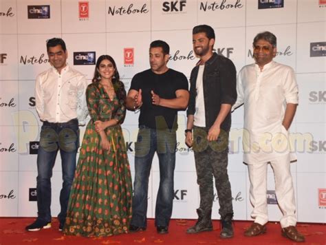 Notebook trailer launch: Salman Khan introduces new talents, Pranutan Bahl and Zaheer Iqbal, in ...