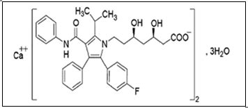 -chemical structure of atorvastatin calcium | Download Scientific Diagram