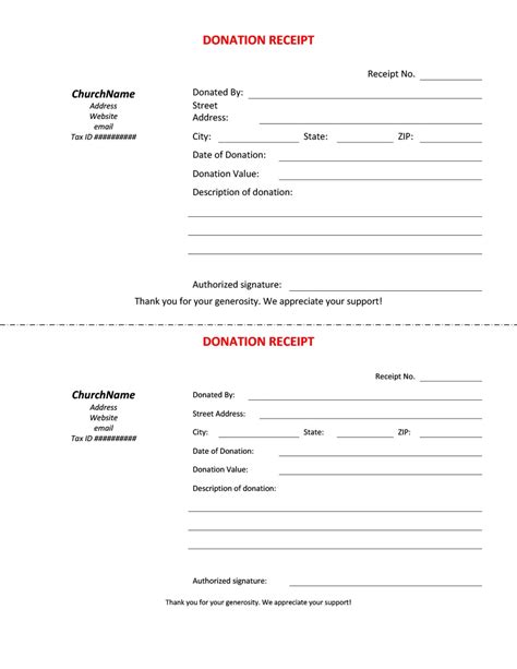 40 Donation Receipt Templates & Letters [Goodwill, Non Profit]