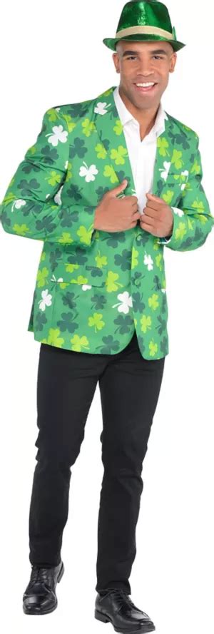 Adult Shamrock St. Patrick's Day Jacket Costume - Party City