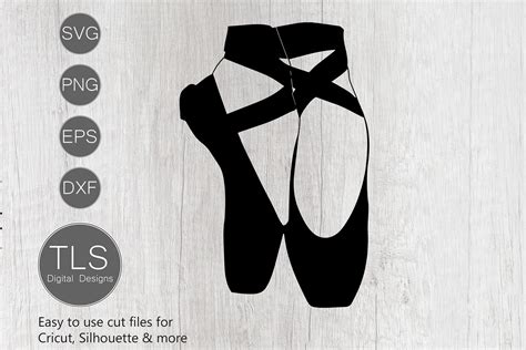 Ballet Shoes SVG, PNG, Instant Download Files For Cricut Design Space ...