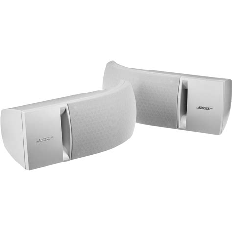 Bose 161 Full-Range Bookshelf Speakers (White, Pair) 27028 B&H