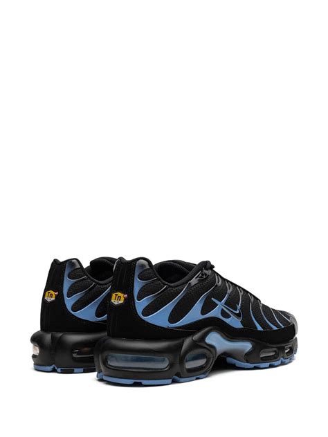 Nike Air Max Plus Sneakers In Black/black/university Blue | ModeSens