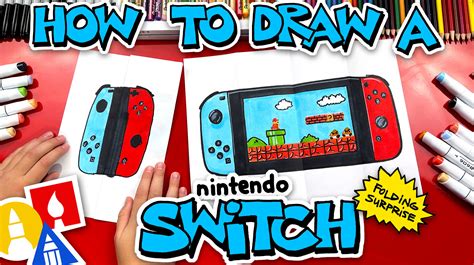 How To Draw A Nintendo Switch Folding Surprise