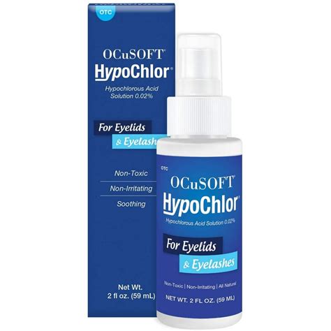 Hypochlor Hypochlorous Acid Solution Spray for Eyelids and Eyelash, 2 ...