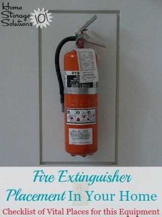 Fire Extinguisher Placement Guidelines For Your Home | Fire extinguisher, Extinguisher, Fire ...