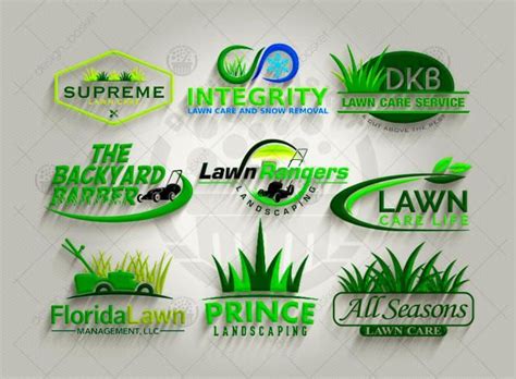 lawn care business logo ideas - Burt Shields
