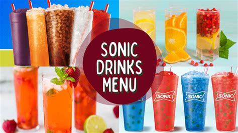 Sonic Drink Menu 2024 - Tim Lezlie