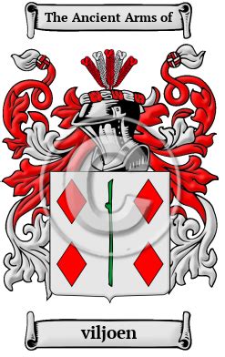 Viljoen Name Meaning, Family History, Family Crest & Coats of Arms