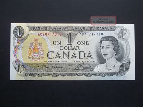 1973 Canadian Dollar Bill Serial Value Definition