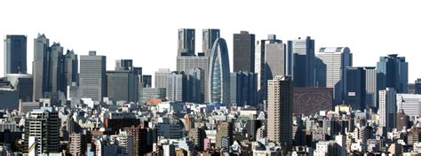 Tokyo City Skyscrapers Transparent | PNG All