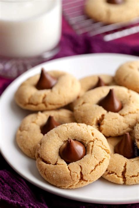 Peanut Butter Blossoms Cookie Recipe - The Chunky Chef