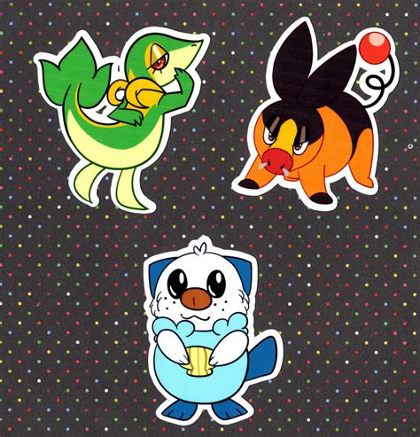 Pokemon Gen 5 Starters