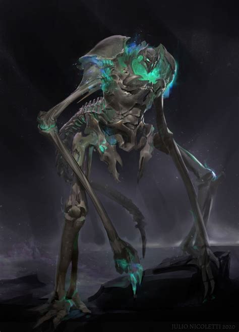 ArtStation - Bone Construct, Julio Nicoletti | Creature artwork ...