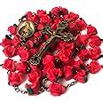 Amazon.com: Our Lady of Guadalupe Rosary - Rosary Beads Necklace for Women - Catholic Communion ...