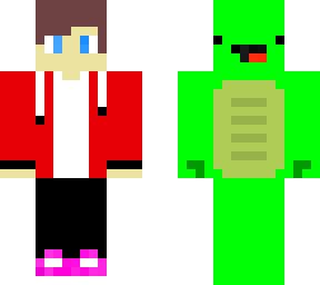 jj and mikey maizen | Minecraft Skin