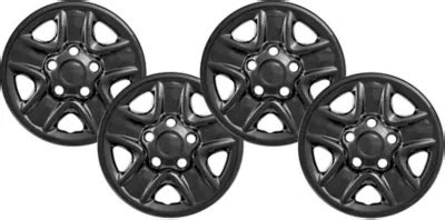 CCI Black Hubcaps/Wheel Covers for Toyota Tundra 2007-2021 with 18 in ...