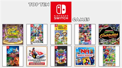 My Top Ten Nintendo Switch Games by ArtChanXV on DeviantArt