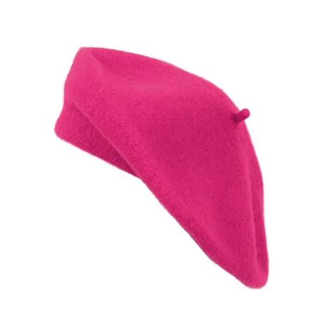 Light Pink Wool Beret 1368