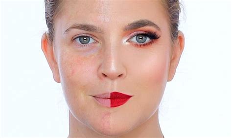 Drew Barrymore stars in powerful makeup tutorial