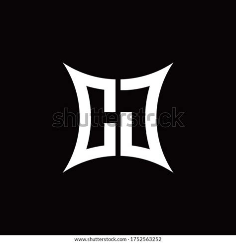 Cj Monogram Logo Sharped Shape Design Stock Vector (Royalty Free) 1752563252 | Shutterstock