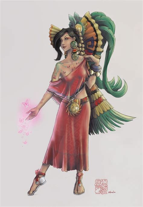 Xochiquetzal by Cangrejo-Volador on deviantART | Gods and goddesses, Aztec art, Aztec culture