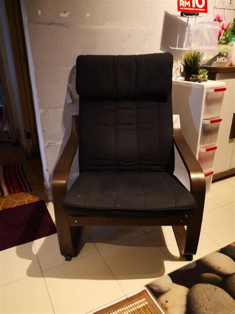 Ikea Poang Armchair, Furniture & Home Living, Furniture, Chairs on Carousell