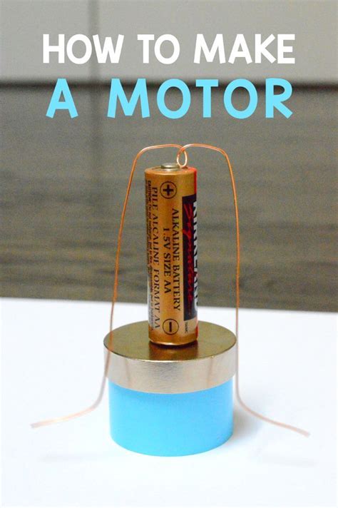 How To Make A DC Motor (Video) | Science projects, Cool science ...