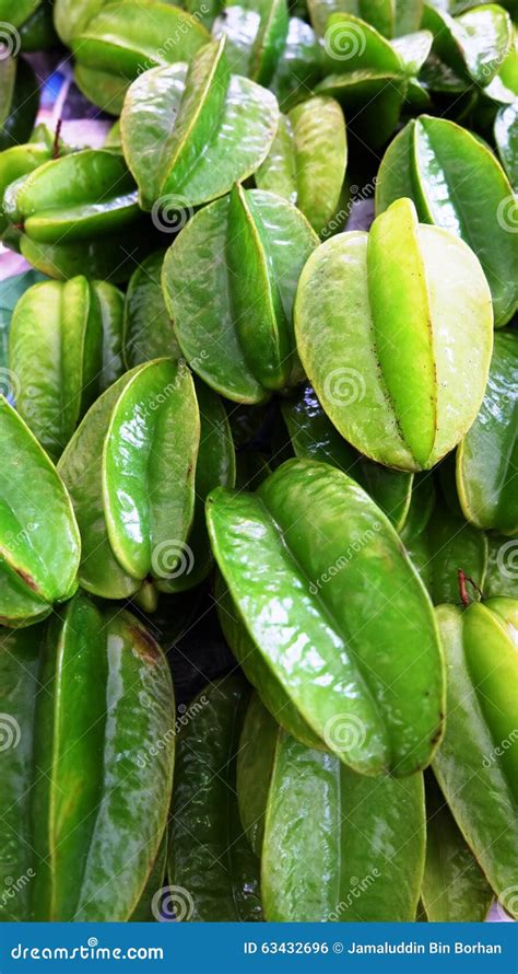 Green Starfruit Stock Photo - Image: 63432696