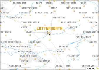 Lutterworth (United Kingdom) map - nona.net