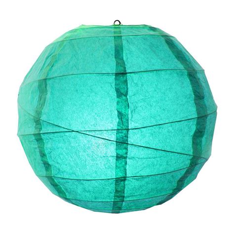 Lumabase CrissCross 12 in. x 12 in. Turquoise Round Paper Lantern (5-Pack)-71005 - The Home Depot