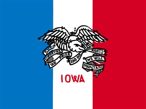 iowa state flag by alxndr jones on Dribbble