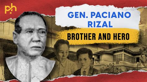 General Paciano Rizal: A Great Brother and Hero - YouTube