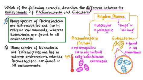 Question Video: Describing the Environments in Which Eubacteria and ...