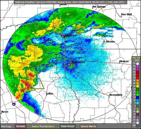 Click for latest Base Reflectivity radar loop from the Shreveport, LA ...