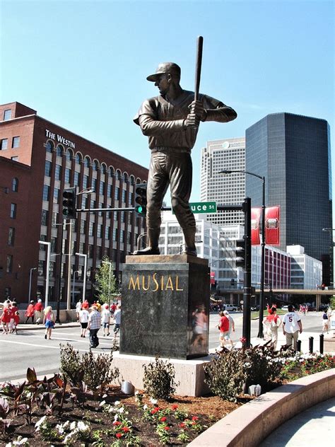 Stan Musial | Outside the new Busch Stadium. | Kelly | Flickr