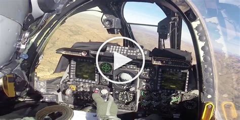 A-10 Cockpit view Action - Bombing -Close Air support - Tank Killer ...