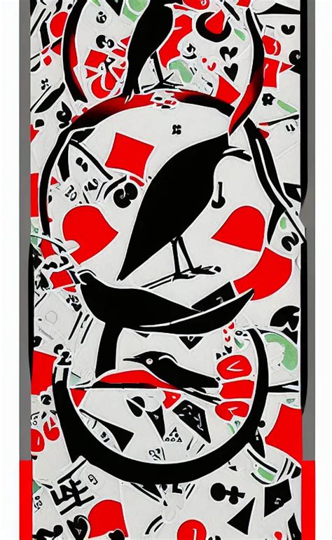 poker game card design, simple, modern style, solid | Stable Diffusion ...