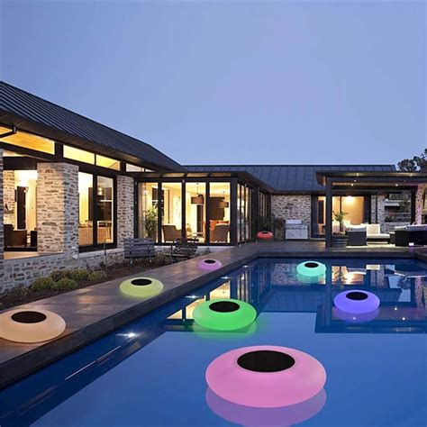 Outdoor Solar Lights Solar Power Floating Pool Lights Solar Swimming ...