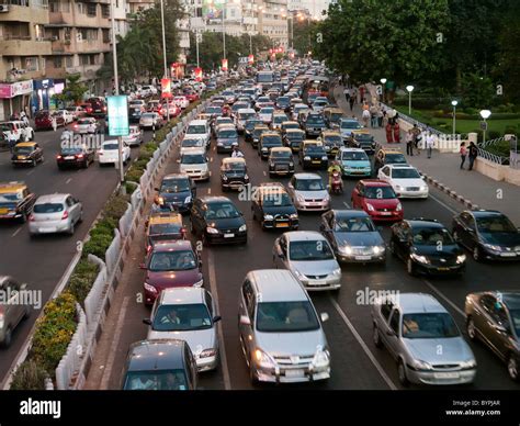 Traffic jam in Mumbai India Stock Photo - Alamy