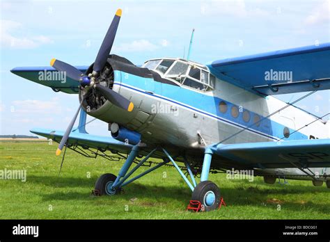 Antonov AN 2 biplane russian aircraft Stock Photo - Alamy