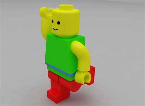 lego human 3d model