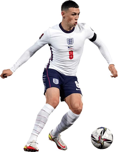 Phil Foden England football render - FootyRenders