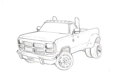 Dodge Jacked Up Truck Coloring Pages - Automotive News